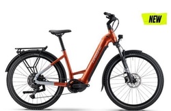 VAE SUV T.45 HAIBIKE TREKKING 4 LOW ORANGE GRIS DISPONIBLE - RANDO FITNESS VENAREY CYCLES