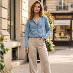 VESTE COURTE JEAN CLAIR EVA KAYAN  - ANN'MODE 