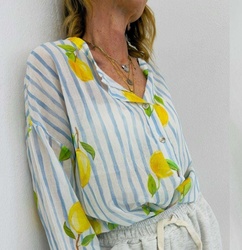 CHEMISE DOLCE LIMONE  - ANN'MODE 
