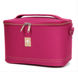 2102/29CM VANITY CASE LAS VEGAS ROSE FUCHSIA - Maroquinerie Diot Sellier