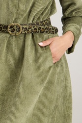CEINTURE LEOPARD KAKI SIGNE NATURE - ANN'MODE 