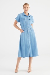 ROBE LONGUE EN JEAN'S CUP OF JOE - ANN'MODE 