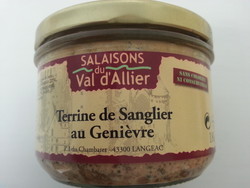 Terrine 180 Grs : Sanglier au Genièvre - LA GARE AUX SAUCISSONS