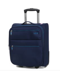 1976/43CM VALISE 2 ROUES NASHVILLE MARINE - Maroquinerie Diot Sellier