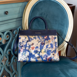 DUNE 01 - SAC MARINE PORTE MAIN AVEC BANDOULIERE - Maroquinerie Diot Sellier
