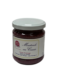 Moutarde au Cassis 190 g Bio - Ferme Fruirouge