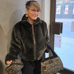 FOURRURE KAKI EVA KAYAN  - ANN'MODE 