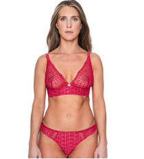 Louisa Bracq Tweegy Soutien-gorge sans armatures Rouge - Un Temps Pour Elle - Lingerie