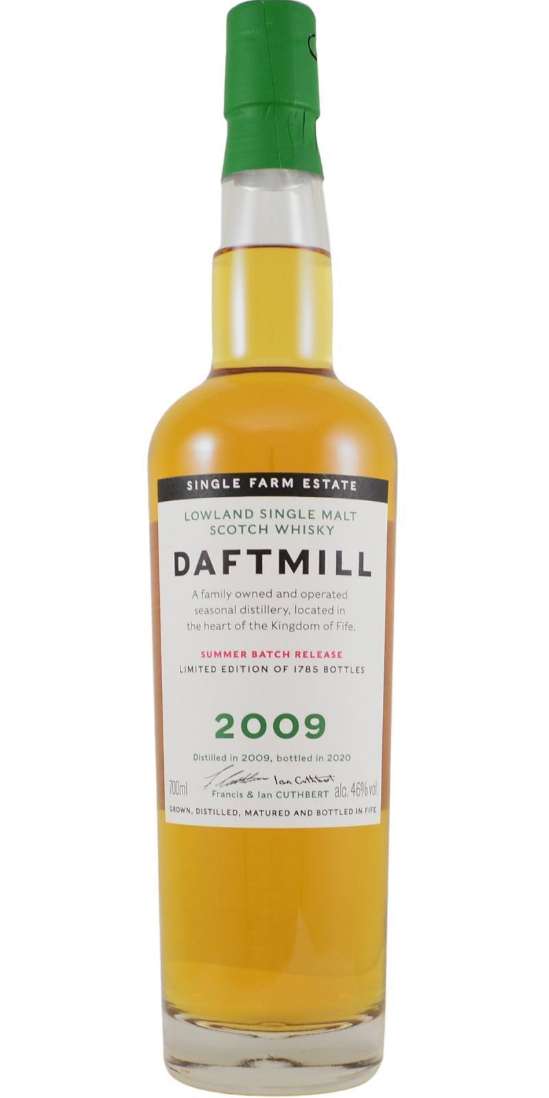 Daftmill 09 Whiskies & spirits - Voir en grand