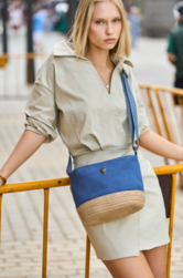 SAC BANDOULI�RE CATERINA LE VOYAGE EN PANIER  - ANN'MODE 