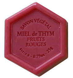 Savon miel de thym parfum fruits rouges - Ferme Fruirouge
