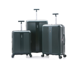 9925-75 VALISE POLYCARBONATE VERTE LYS 75 CM - Maroquinerie Diot Sellier