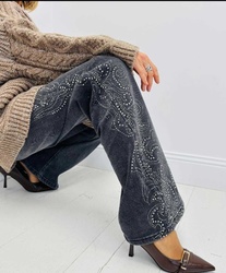 JEAN STRASS GRIS KATE  - ANN'MODE 