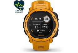 MONTRE GPS/CARDIO/ALTI GARMIN INSTINCT JAUNE DISPONIBLE - RANDO FITNESS VENAREY CYCLES