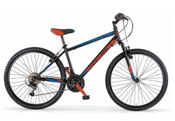VTT 26" MBM DISTRICT NOIR MAT/ROUGE/BLEU DISPONIBLE - RANDO FITNESS VENAREY CYCLES