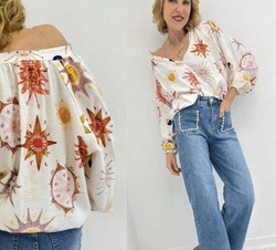 BLOUSE SOLEIL APRIL VINTAGE  - ANN'MODE 