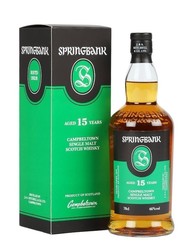 SPRINGBANK 15 ANS 46° 70CL - WHISKIES AND SPIRITS