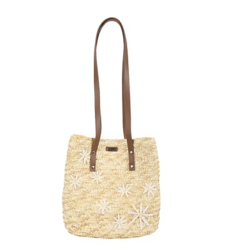 KOA-TZ-02 SAC A MAIN PAILLE NATURELLES TROPEZIENNES - Maroquinerie Diot Sellier