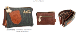 35679-010 PORTE MONNAIE ANEKKE COLLECTION CANADA - Maroquinerie Diot Sellier