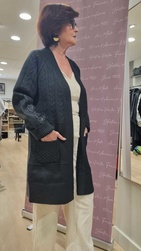 VESTE GILET LONG NU DENMARK - ANN'MODE 