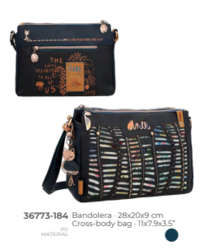 36773-184 SAC BANDOULIERE ANEKKE AMAZONIA EPUISE - Maroquinerie Diot Sellier