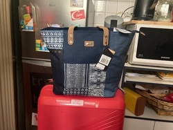 QUE01 SAC MARINE LES TROPEZIENNES  - Maroquinerie Diot Sellier