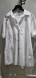 ROBE CHEMISE POPELINE ONE ONLY FOR YOU - ANN'MODE 