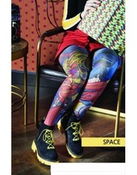 Marie-Antoilette Space Collant  imprim fantaisie manga  - Un Temps Pour Elle - Lingerie