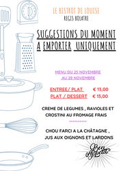 A EMPORTER  - LE BISTROT DE LOUISE
