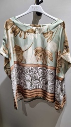 TOP SATIN IMPRIM LOKITA  - ANN'MODE 