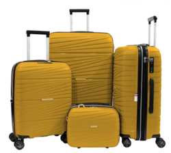 335/3 VALISE EXTENSIBLE POLYPROPYLENE 55.66.76 CM LYS MOUTAR - Maroquinerie Diot Sellier