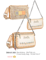 36643-265 SAC BANDOULIERE ANEKKE MENIRE - Maroquinerie Diot Sellier