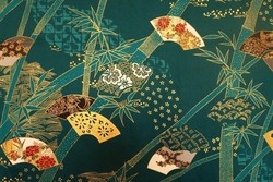 Happi, kimono en coton court, ventails et bambous - Comptoir du Japon