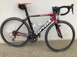 COURSE T.50 (54) CERVELO S1 ROUGE NOIR DISPONIBLE - RANDO FITNESS VENAREY CYCLES