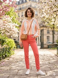 JEAN SUPER STRETCH CORAIL ASCARI - ANN'MODE 