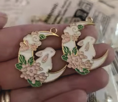 Motif Mtallique maill 'Lapin'  - La Grce Gourmande