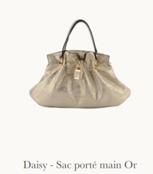MJ2176 SAC SYNTHE PORTE MAIN LIGNE DAISY - Maroquinerie Diot Sellier