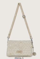 F9224-5 SAC PORTE BANDOULIERE AVEC RABAS LIGNE MONGE - Maroquinerie Diot Sellier