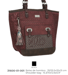 31600-01-001 SAC TAMAKI COLLECTION DOGS BY BELUCHI - Maroquinerie Diot Sellier
