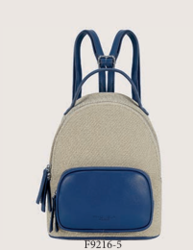 F9216-5 SAC A DOS EN SYNTHE LIGNE COLORIS - Maroquinerie Diot Sellier