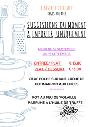 A EMPORTER  - LE BISTROT DE LOUISE