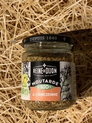 Moutarde de Dijon à l'Ancienne Bio 190 g - FRUIROUGE & CIE - L'EPICERIE FERMIERE