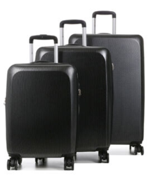 379/66 VALISE NOIRE LYS BERGEN 66 CM - Maroquinerie Diot Sellier