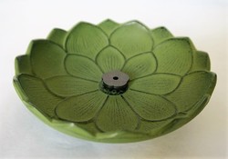 Porte-encens en fonte Iwachu, fleur de lotus  - Comptoir du Japon