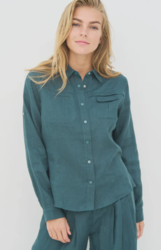 CHEMISE FLUIDE NU DENMARK  - ANN'MODE 