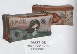 26837-05 TROUSSE 3 COMPARTIMENTS LIBERTY ANEKKE EPUISE - Maroquinerie Diot Sellier