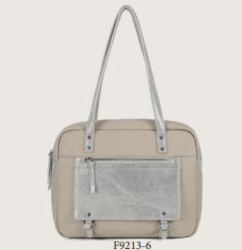  F9213-6 SAC PORTE MAIN BUSINESS EN SYNTHTIQUE GARNI CUIR D - Maroquinerie Diot Sellier