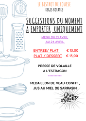 A EMPORTER  - LE BISTROT DE LOUISE