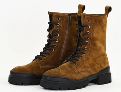 BOTTES EN DAIM CAMEL - ANN'MODE 