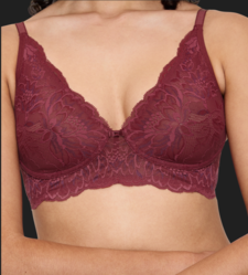 Triumph amourette charm T N03 sans armatures bordeaux - Un Temps Pour Elle - Lingerie